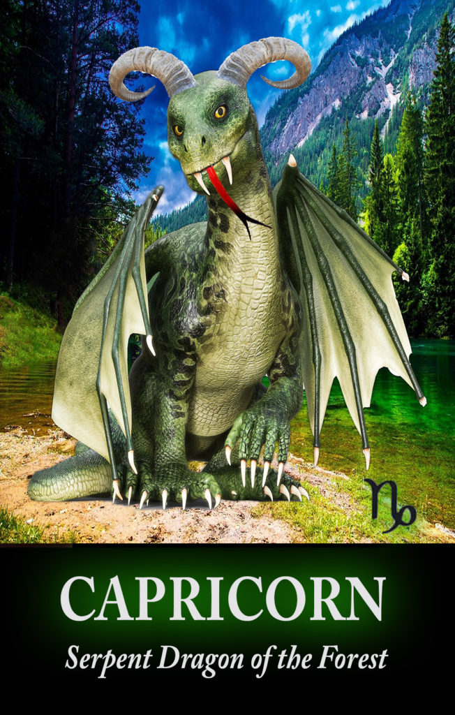 Capricorn Dragons Oracle Zodiac Card