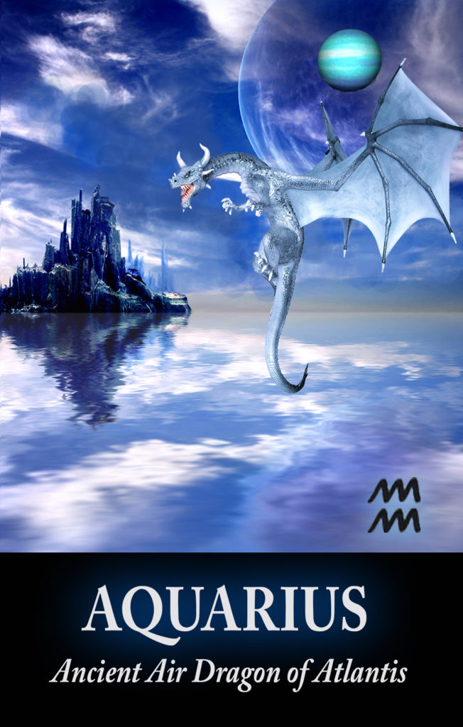 Aquarius Dragons Oracle Zodiac Card